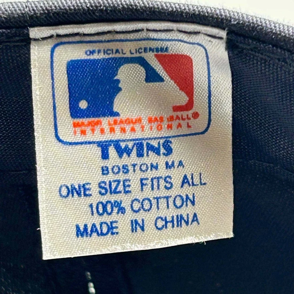 Vintage New York Yankees Hat Men Black Twins Enterprise MLB Snap Back Cap New